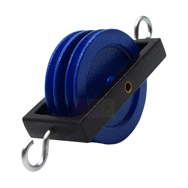 Pulley, Metal, Double, Parallel